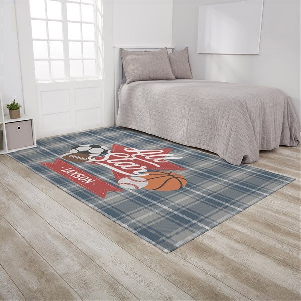 All-Star Sports Personalized Nursery Area Rugs - 32067