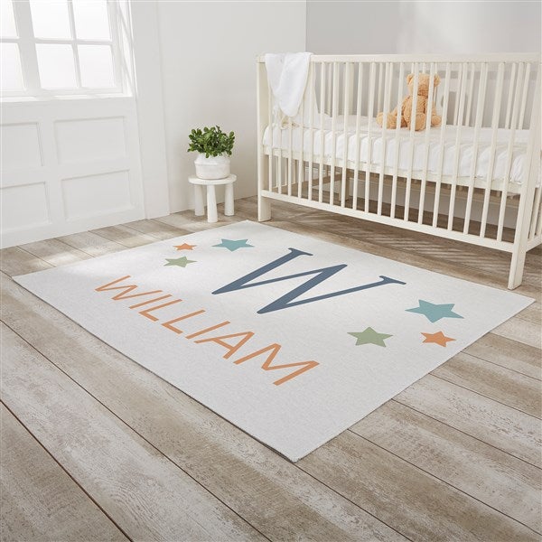 Star Struck Baby Boy Personalized Nursery Area Rugs - 32073