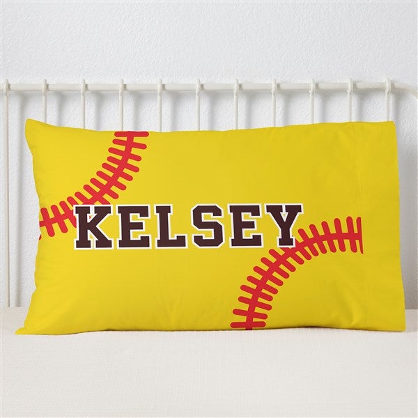 Softball Personalized Pillowcase - 32090