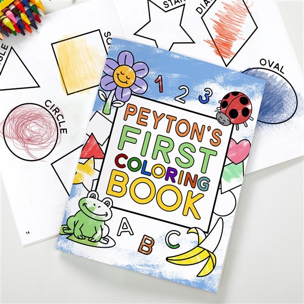 My First Coloring Book Personalized Coloring Book & Crayon Set - 32100