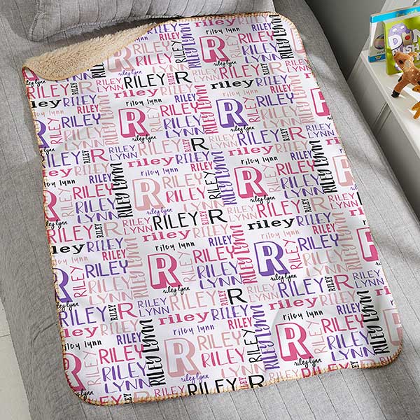 Bright Name Personalized Kids Blankets - 32111