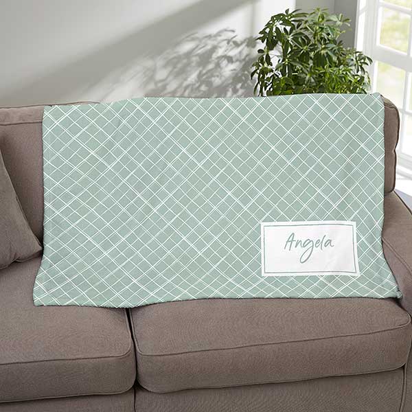 Hand Drawn Pattern Personalized Blankets - 32112