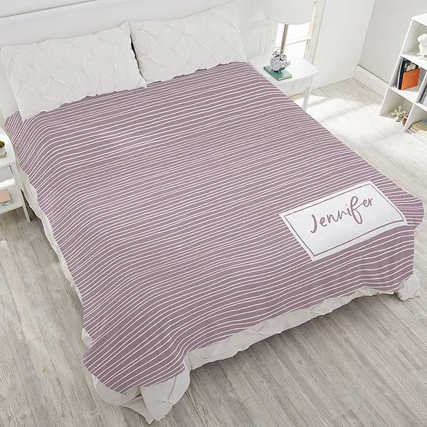 Hand Drawn Pattern Personalized Blankets - 32112
