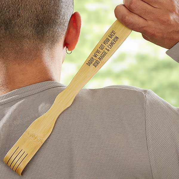 We've Got Your Back Dad! Personalized Bamboo Back Scratcher - 32211