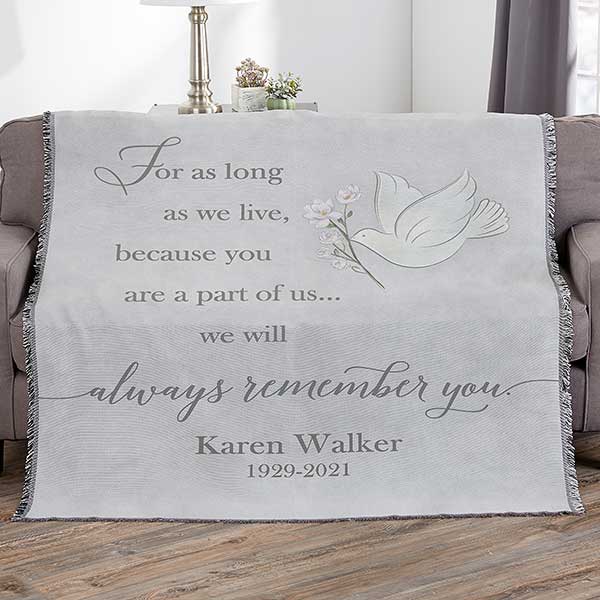 Always Remember You Personalized Memorial Blankets - 32218