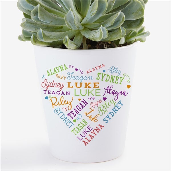 Close To Her Heart Personalized Mini Flower Pot - 32225