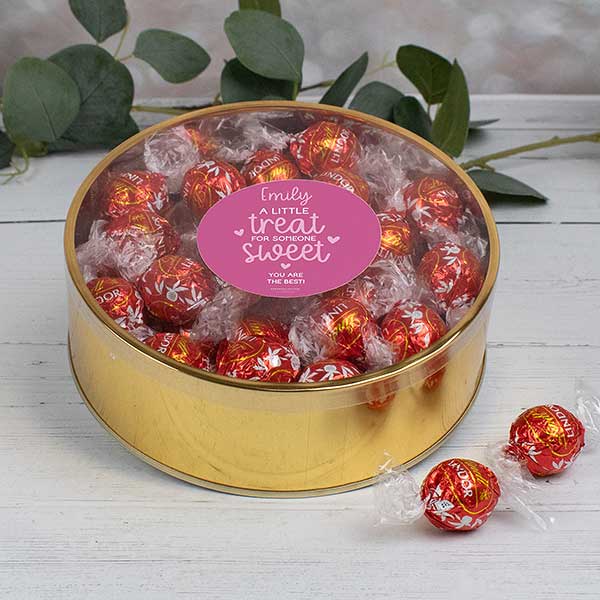 A Treat for Someone Sweet Personalized Lindt Gift Tins - 32235D