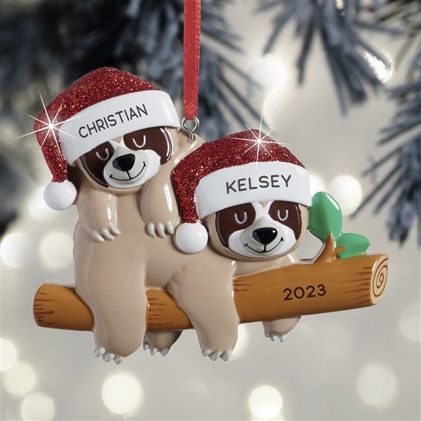 Sloth Family Personalized Ornaments - 32291