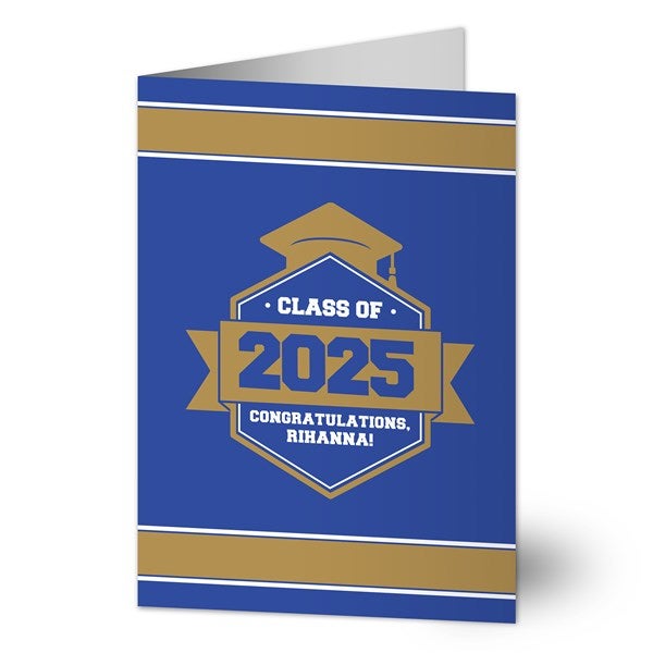 Class Of Personalized Graduation Greeting Cards - 32347