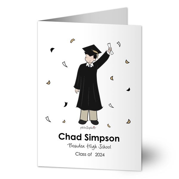 Graduation Guy philoSophie's Personalized Graduation Cards - 32352