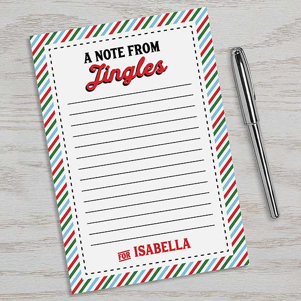 Letters From the Elf Personalized Notepads - 32482