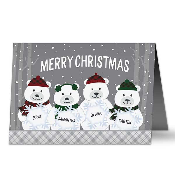 Peaceful Cheer Personalized Christmas Cards