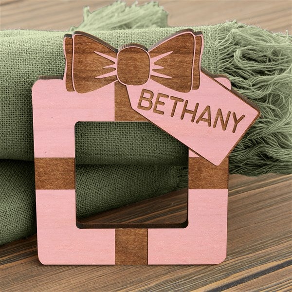 Personalized Wooden Christmas Gift Napkin Rings - 32505