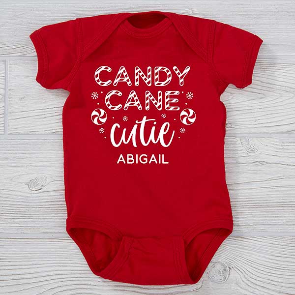 Candy Cane Lane Personalized Christmas Baby Clothing - 32513