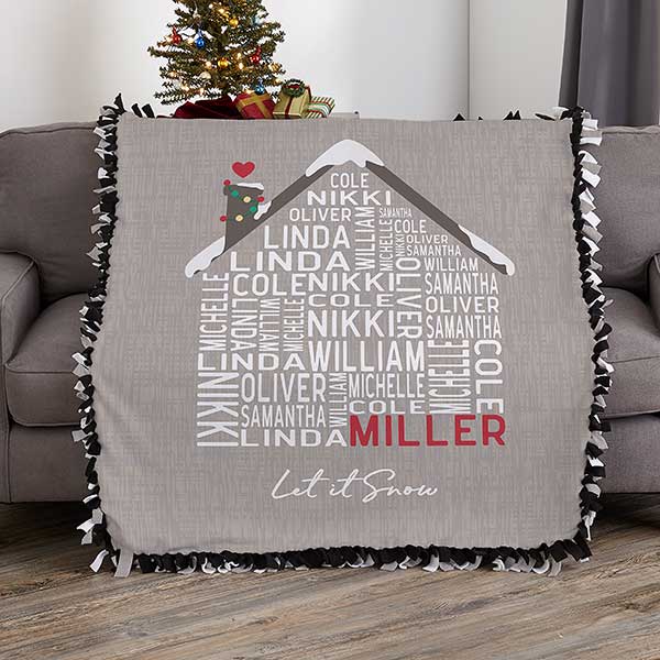 Personalized Friends Movie Series Gifts Christmas Blanket - Jolly Family  Gifts