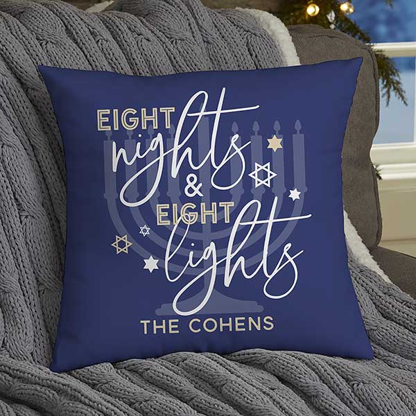 Hanukkah Personalized Throw Pillows - 32562