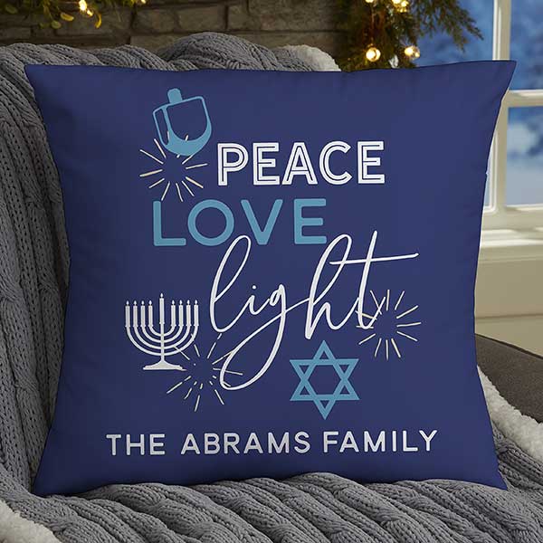 Hanukkah Personalized Throw Pillows - 32562