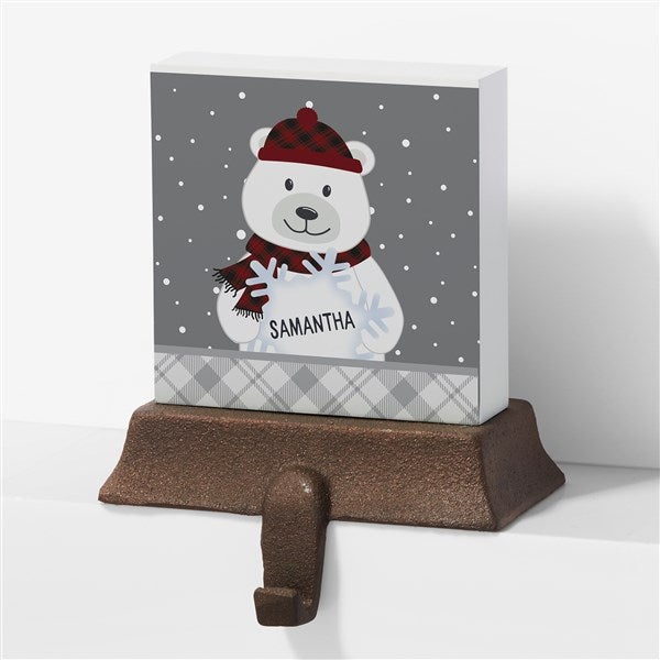 Polar Bear Family Personalized Stocking Holders - 32570