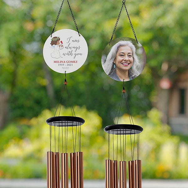 Precious Moments Memorial Personalized Photo Wind Chimes - 32586