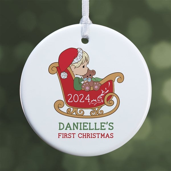 Precious Moments 1st Year Personalized Baby Ornaments - 32602