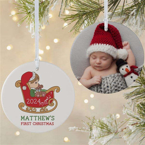 Precious Moments 1st Year Personalized Baby Ornaments - 32602