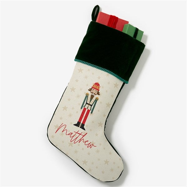 Sugarplum & Nutcracker Personalized Christmas Stockings - 32618