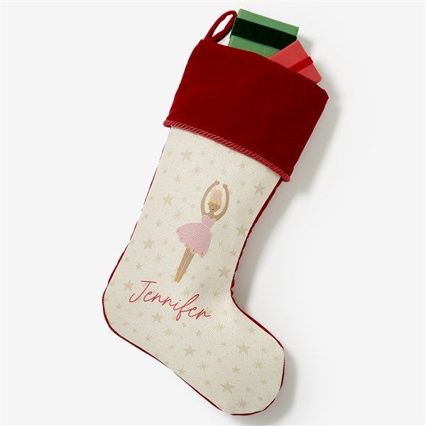 Sugarplum & Nutcracker Personalized Christmas Stockings - 32618