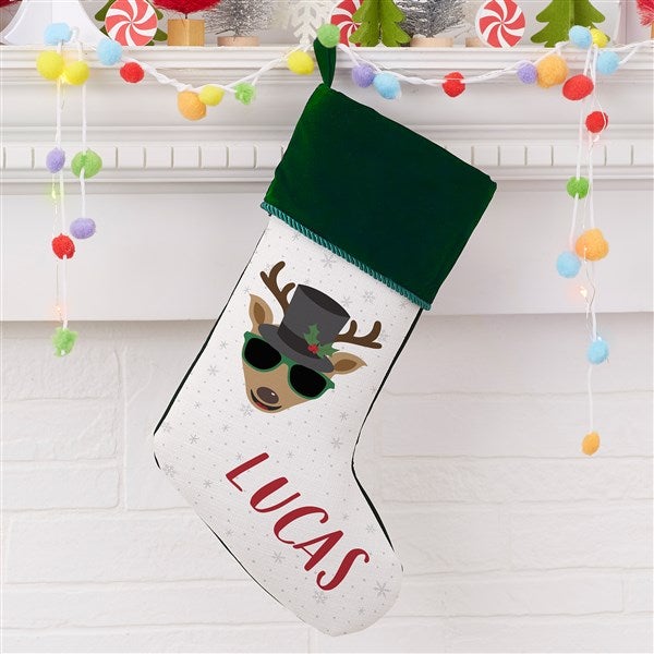 Build Your Own Reindeer Personalized Christmas Stockings - 32638