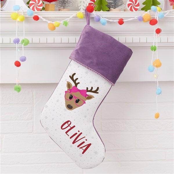Build Your Own Reindeer Personalized Christmas Stockings - 32638