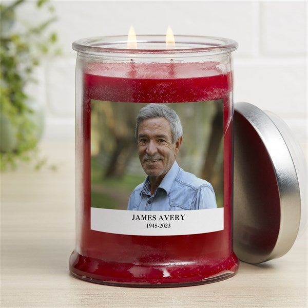 Picture Perfect Memorial Personalized Candle Jars - 32667
