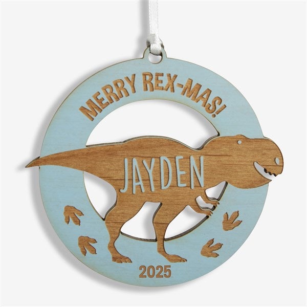 Dinosaur Personalized Wood Ornaments - 32691