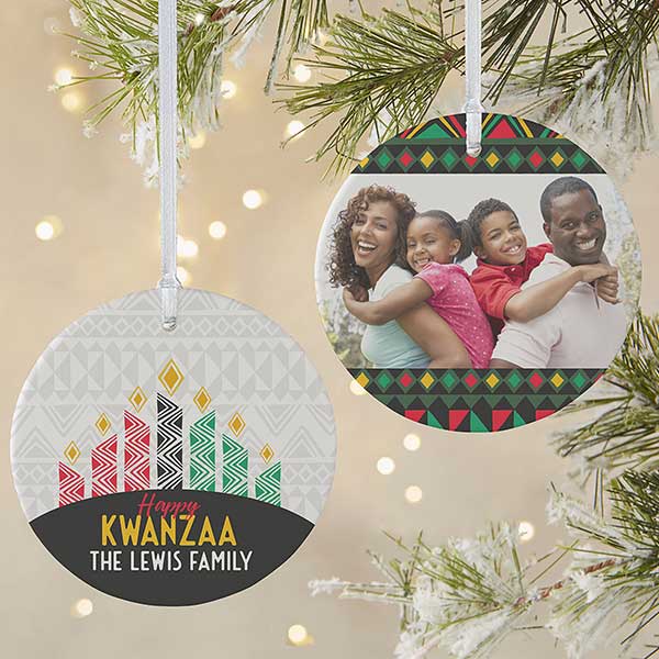 Family Kwanzaa Personalized Ornaments - 32702
