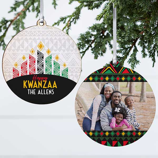 Family Kwanzaa Personalized Ornaments - 32702