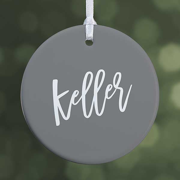 Family Scripty Name Personalized Ornaments - 32711