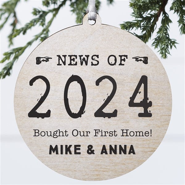 Events of the Year Personalized Christmas Ornaments - 32712