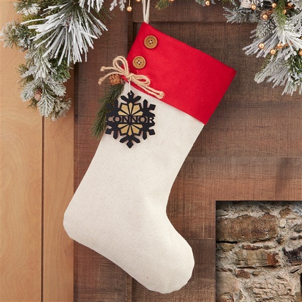 Snowflake Family Personalized Christmas Stockings - 32714