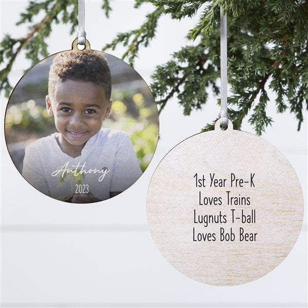 Through the Years Personalized Photo Ornaments - 32716