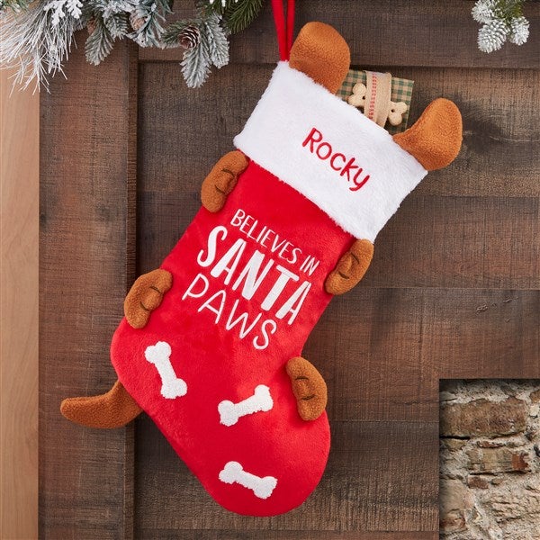 Santa Paws Personalized Pet Stockings - 32743