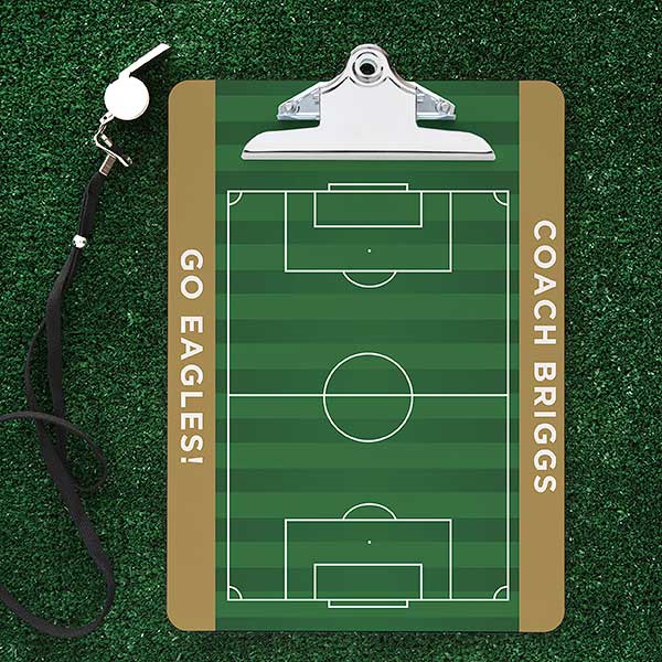 Personalized Custom with Your Photo Soccer Clipboard Dry Erase Board 