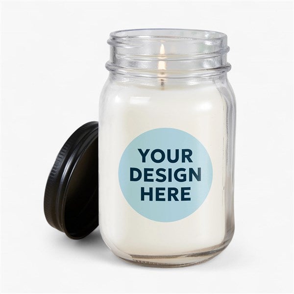 Personalized Logo Farmhouse Candle Jar - 32800