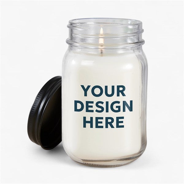 Personalized Logo Farmhouse Candle Jar - 32800