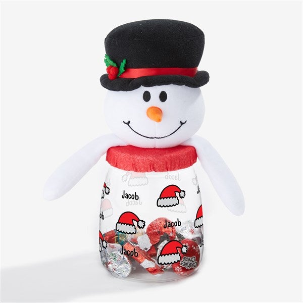 Christmas Icon Personalized Candy Jar - 32803