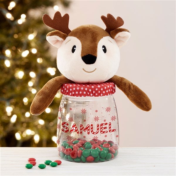 Candy Cane Lane Personalized Christmas Candy Jar - 32804