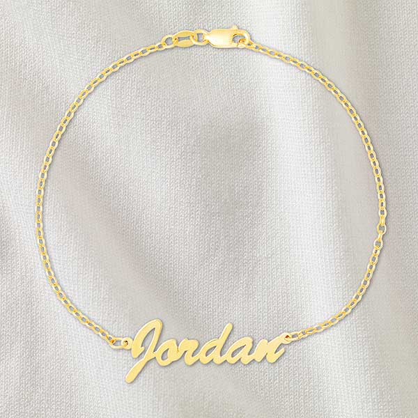 Personalized Script Name Anklet - 32895D