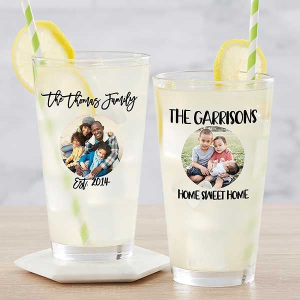 Photo Message Personalized Everyday Drinking Glasses - 32923