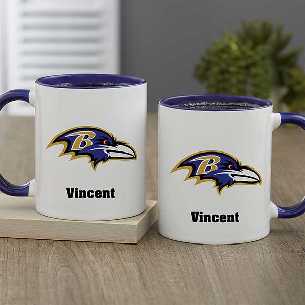 NFL Baltimore Ravens Personalized Coffee Mugs - 32937