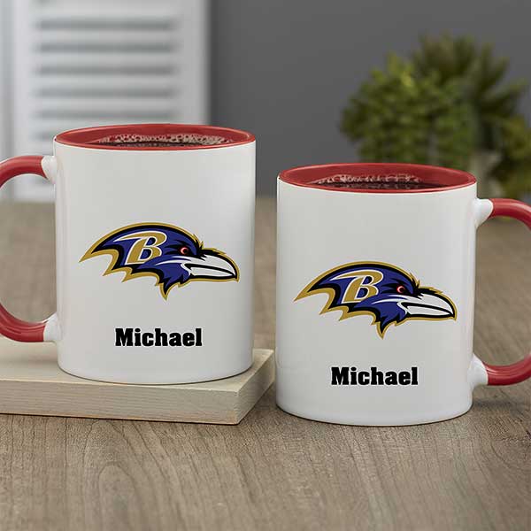 NFL Baltimore Ravens Personalized Coffee Mugs - 32937