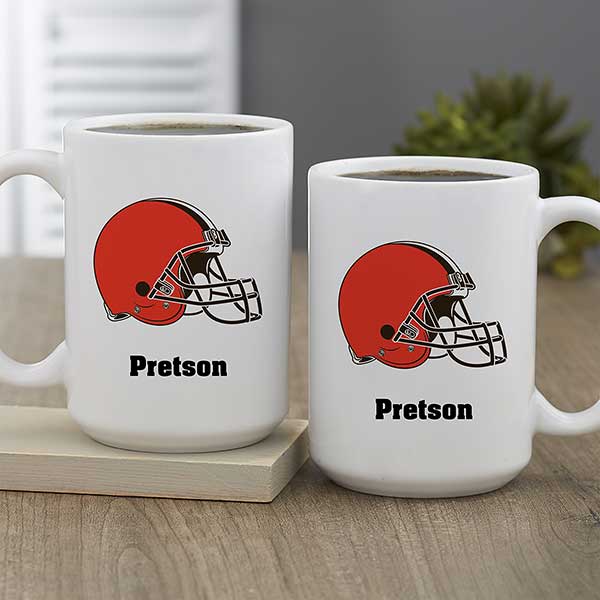 NFL Cleveland Browns Personalized Coffee Mugs - 32941