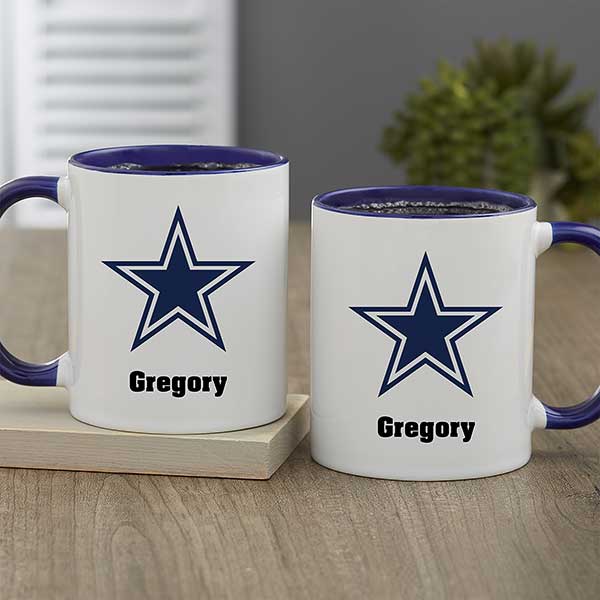 Dallas Football Mug, Unique Gift for Dallas Cowboys Biggest Sports Fans,  Nfl American Football Super Bowl Coffee or Tea Cup 