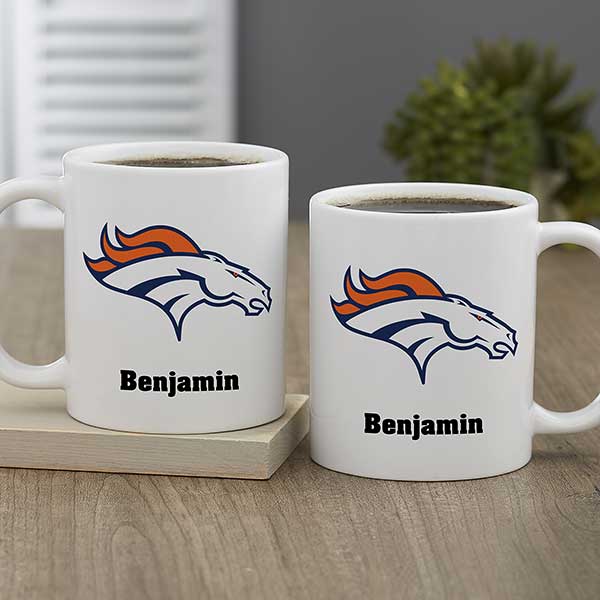 NFL Denver Broncos Personalized Coffee Mugs - 32943